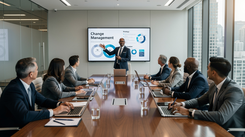 Liderazgo y gestión del cambio en organizaciones grandes